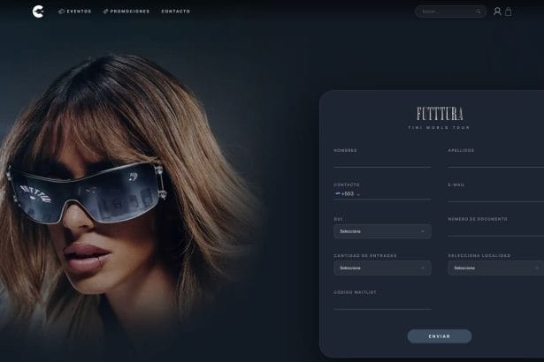 Cosmo Latam habilita website para waitlist del concierto de Tini en El Salvador